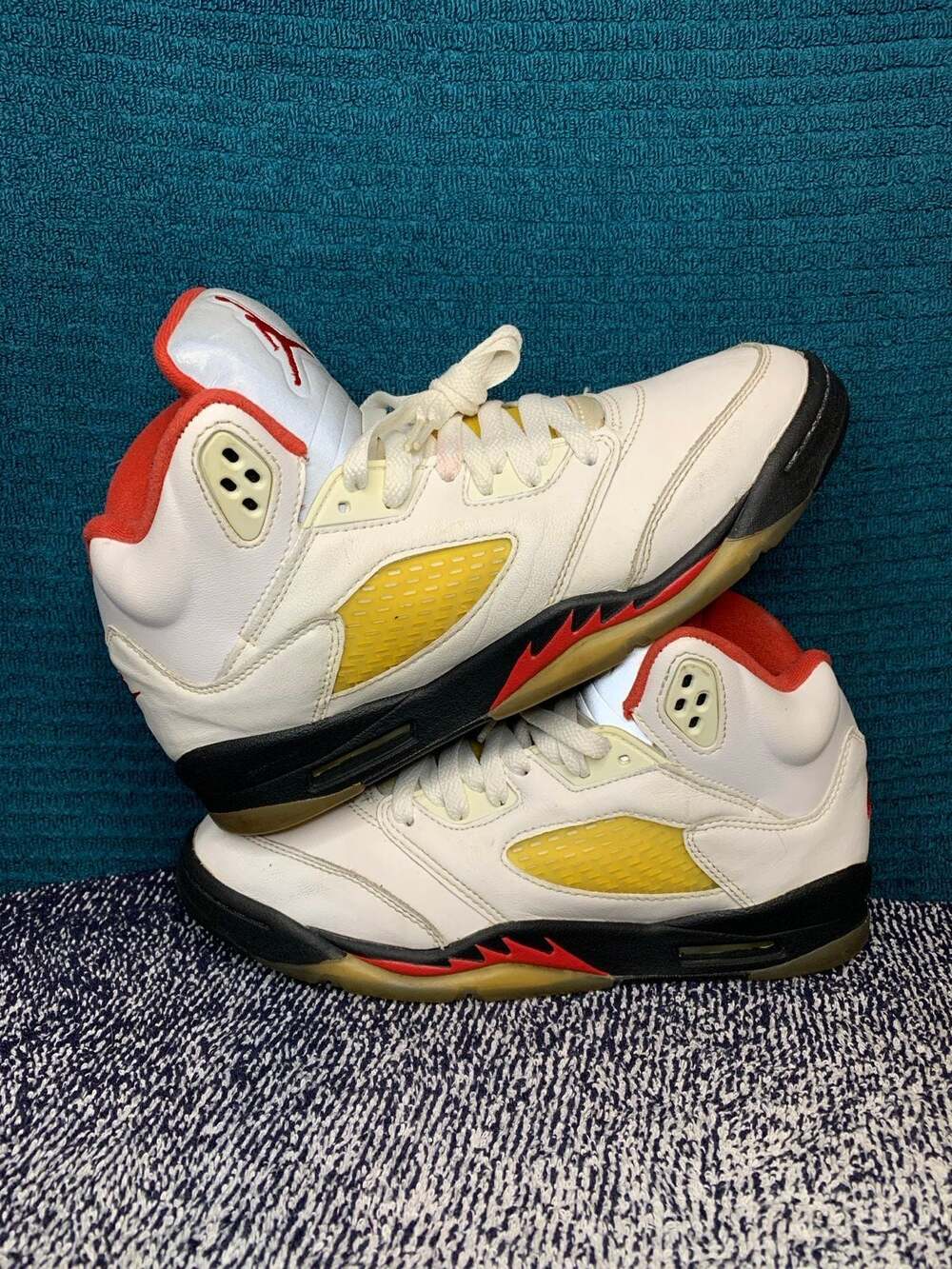 Nike Air Jordan 5 Retro GS 'Fire Red' Size 7 Youth
